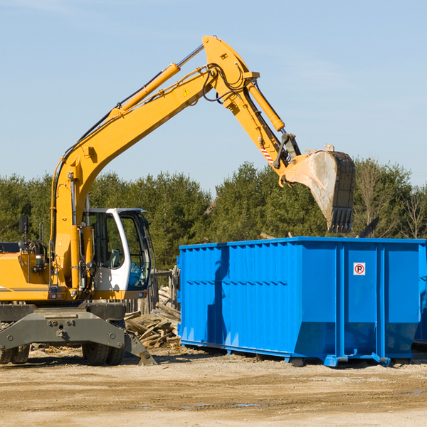 what kind of customer support is available for residential dumpster rentals in Earlham